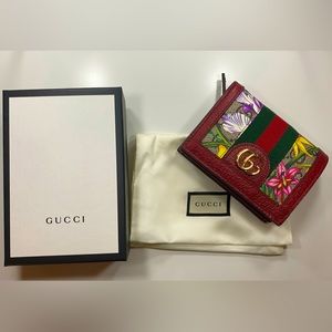 GUCCI WALLET- OPHIDIA FLORAL